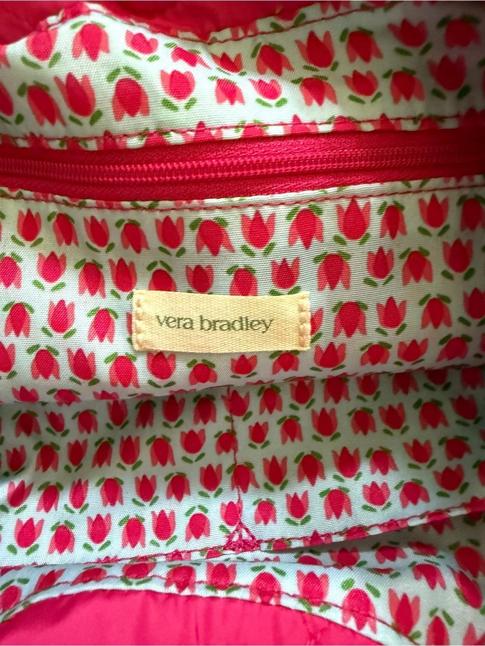 Vera Bradley Lighten Up Quilted Hobo Bag Pink